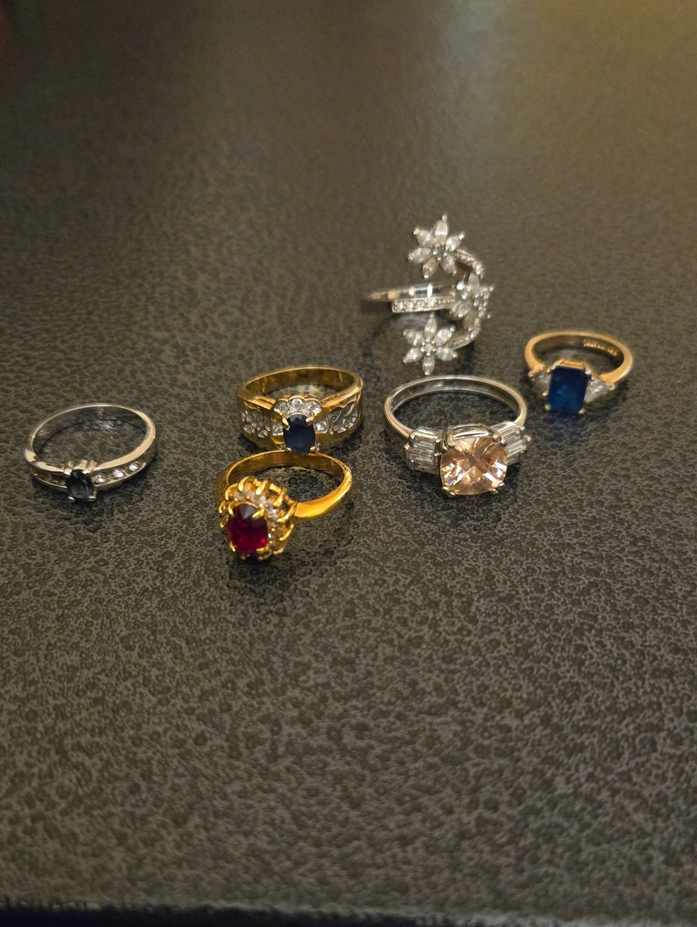 Various Vintage Ring Lot- Gold and Silver